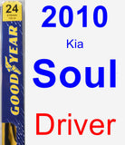 Driver Wiper Blade for 2010 Kia Soul - Premium