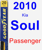 Passenger Wiper Blade for 2010 Kia Soul - Premium