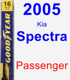 Passenger Wiper Blade for 2005 Kia Spectra - Premium