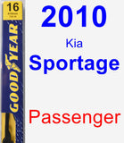 Passenger Wiper Blade for 2010 Kia Sportage - Premium