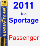 Passenger Wiper Blade for 2011 Kia Sportage - Premium