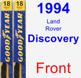 Front Wiper Blade Pack for 1994 Land Rover Discovery - Premium