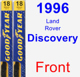 Front Wiper Blade Pack for 1996 Land Rover Discovery - Premium