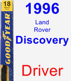 Driver Wiper Blade for 1996 Land Rover Discovery - Premium