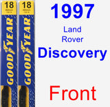 Front Wiper Blade Pack for 1997 Land Rover Discovery - Premium