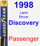 Passenger Wiper Blade for 1998 Land Rover Discovery - Premium