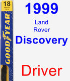 Driver Wiper Blade for 1999 Land Rover Discovery - Premium