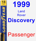 Passenger Wiper Blade for 1999 Land Rover Discovery - Premium