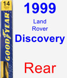 Rear Wiper Blade for 1999 Land Rover Discovery - Premium