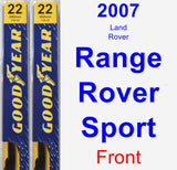 Front Wiper Blade Pack for 2007 Land Rover Range Rover Sport - Premium