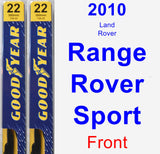 Front Wiper Blade Pack for 2010 Land Rover Range Rover Sport - Premium