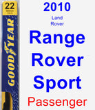 Passenger Wiper Blade for 2010 Land Rover Range Rover Sport - Premium