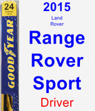 Driver Wiper Blade for 2015 Land Rover Range Rover Sport - Premium