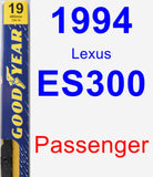 Passenger Wiper Blade for 1994 Lexus ES300 - Premium