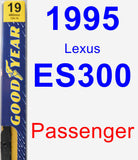 Passenger Wiper Blade for 1995 Lexus ES300 - Premium