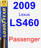 Passenger Wiper Blade for 2009 Lexus LS460 - Premium