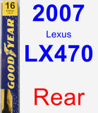 Rear Wiper Blade for 2007 Lexus LX470 - Premium