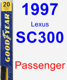 Passenger Wiper Blade for 1997 Lexus SC300 - Premium