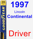 Driver Wiper Blade for 1997 Lincoln Continental - Premium