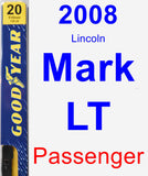 Passenger Wiper Blade for 2008 Lincoln Mark LT - Premium