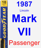 Passenger Wiper Blade for 1987 Lincoln Mark VII - Premium