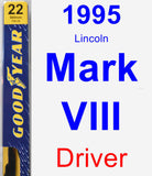 Driver Wiper Blade for 1995 Lincoln Mark VIII - Premium