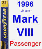 Passenger Wiper Blade for 1996 Lincoln Mark VIII - Premium