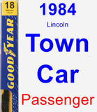 Passenger Wiper Blade for 1984 Lincoln Town Car - Premium