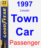 Passenger Wiper Blade for 1997 Lincoln Town Car - Premium