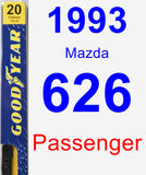 Passenger Wiper Blade for 1993 Mazda 626 - Premium