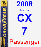 Passenger Wiper Blade for 2008 Mazda CX-7 - Premium