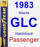 Passenger Wiper Blade for 1983 Mazda GLC - Premium