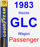 Passenger Wiper Blade for 1983 Mazda GLC - Premium