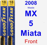 Front Wiper Blade Pack for 2008 Mazda MX-5 Miata - Premium