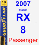 Passenger Wiper Blade for 2007 Mazda RX-8 - Premium