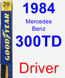 Driver Wiper Blade for 1984 Mercedes-Benz 300TD - Premium