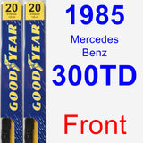 Front Wiper Blade Pack for 1985 Mercedes-Benz 300TD - Premium