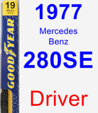 Driver Wiper Blade for 1977 Mercedes-Benz 280SE - Premium