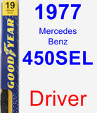 Driver Wiper Blade for 1977 Mercedes-Benz 450SEL - Premium