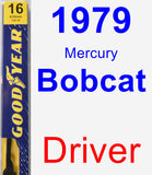 Driver Wiper Blade for 1979 Mercury Bobcat - Premium