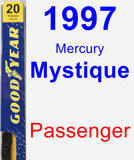 Passenger Wiper Blade for 1997 Mercury Mystique - Premium