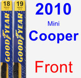 Front Wiper Blade Pack for 2010 Mini Cooper - Premium