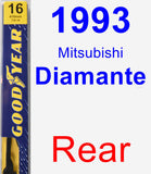 Rear Wiper Blade for 1993 Mitsubishi Diamante - Premium