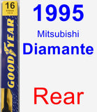 Rear Wiper Blade for 1995 Mitsubishi Diamante - Premium