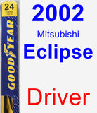 Driver Wiper Blade for 2002 Mitsubishi Eclipse - Premium