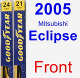 Front Wiper Blade Pack for 2005 Mitsubishi Eclipse - Premium