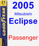 Passenger Wiper Blade for 2005 Mitsubishi Eclipse - Premium