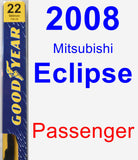 Passenger Wiper Blade for 2008 Mitsubishi Eclipse - Premium