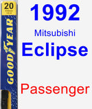 Passenger Wiper Blade for 1992 Mitsubishi Eclipse - Premium