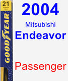 Passenger Wiper Blade for 2004 Mitsubishi Endeavor - Premium